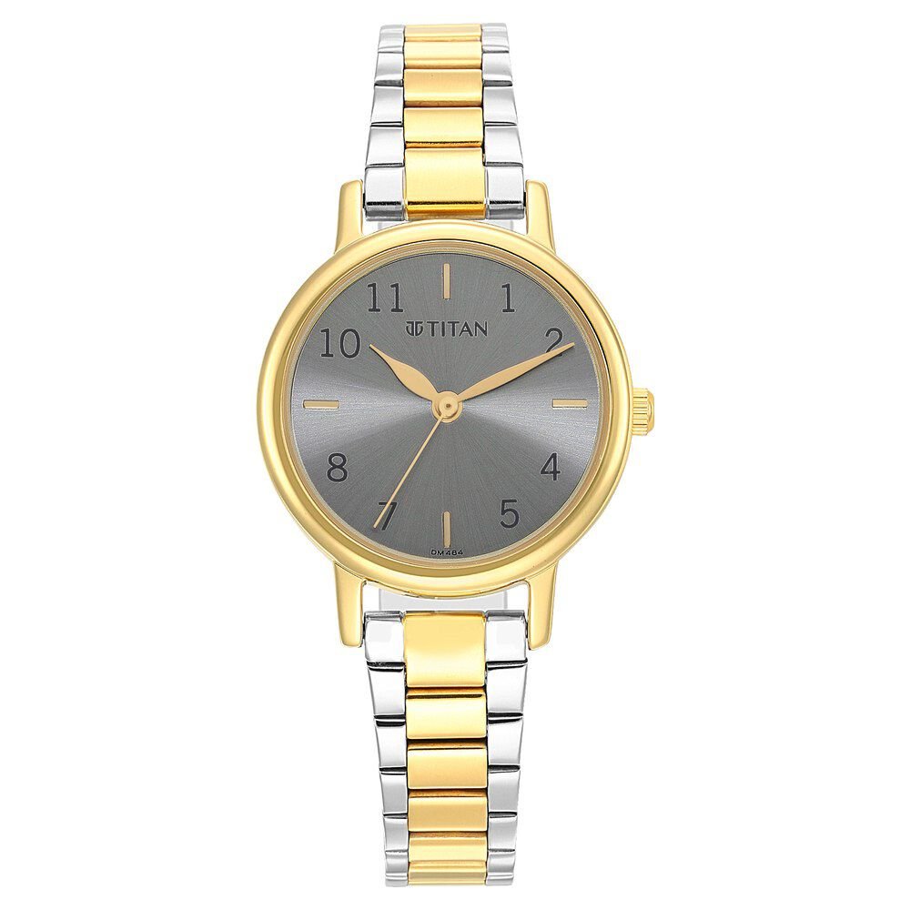 Titan Karishma Grey Dial Analog Stainless Steel Strap watch for Women - The Watch Factory ®