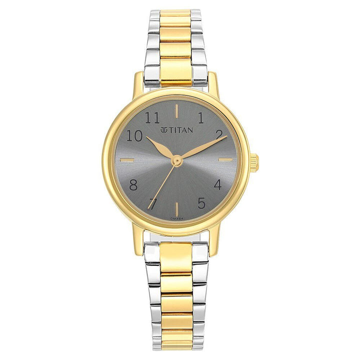 Titan Karishma Grey Dial Analog Stainless Steel Strap watch for Women - The Watch Factory ®