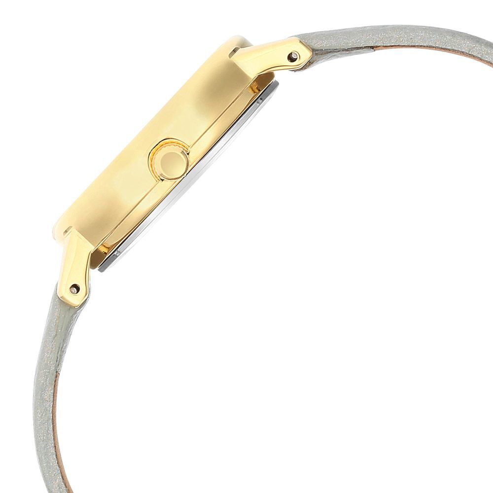 Titan Karishma Grey Dial Analog Leather Strap watch for WoMen NR2678YL01