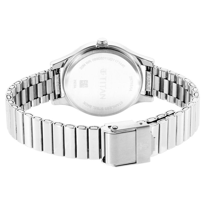 Titan Karishma Blue Dial Metal Strap Watch for Women - The Watch Factory ®