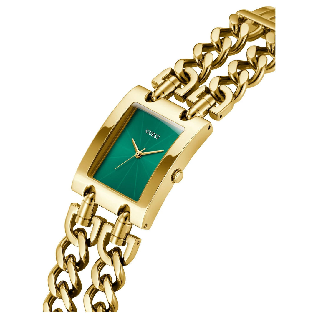 GUESS MOD HEAVY METAL Ladies Gold Tone Analog Watch GW0740L2