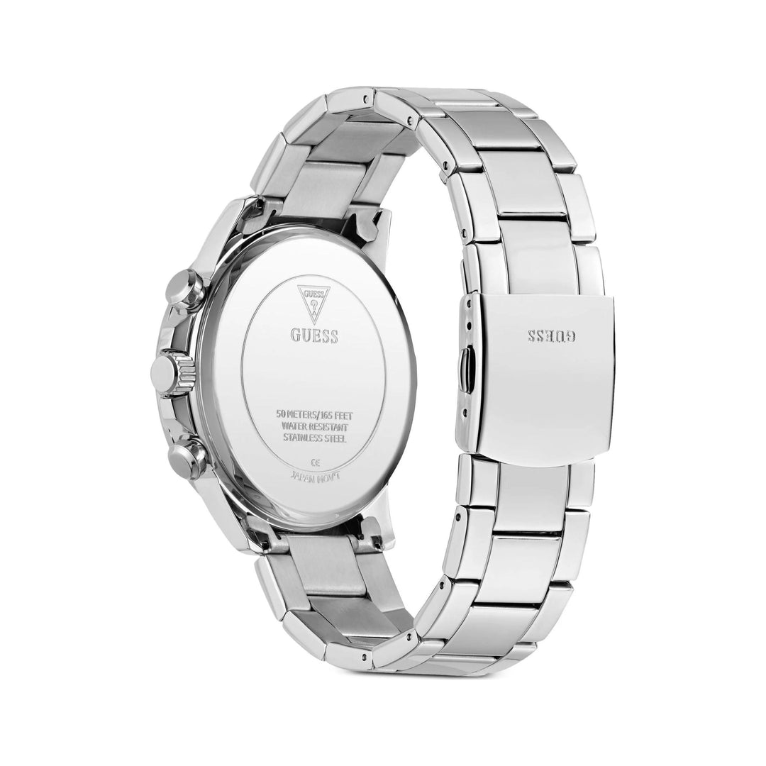 GUESS Mens Silver Tone Multi-function Watch GW0900G4