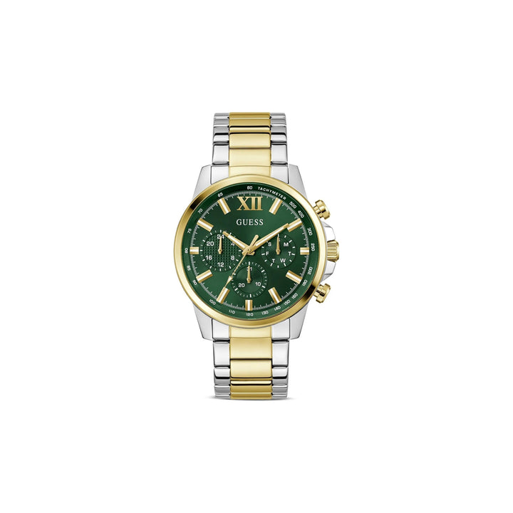 GUESS Mens Two Tone Multi-function Watch GW0900G5