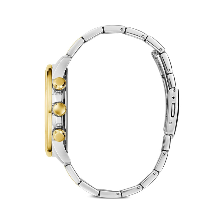 GUESS Mens Two Tone Multi-function Watch GW0900G5