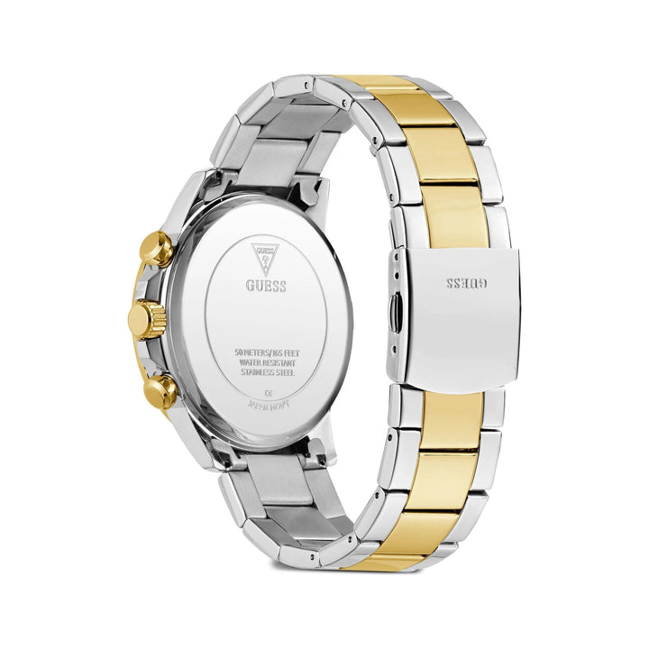 GUESS Mens Two Tone Multi-function Watch GW0900G5
