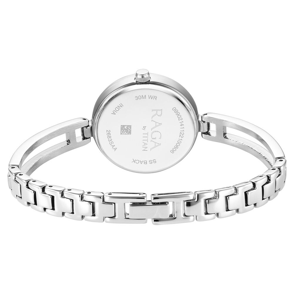 Titan Raga Viva Silver Dial Metal Strap Watch for Women - The Watch Factory ®