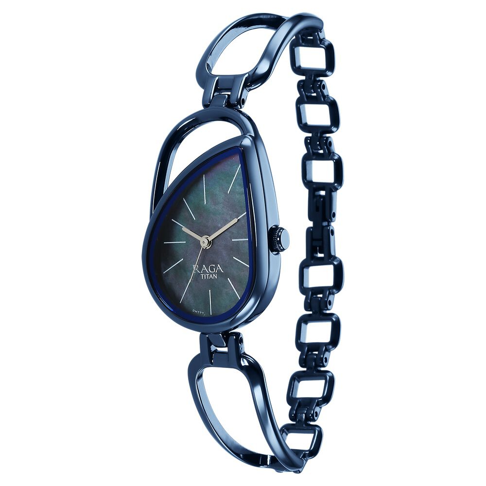 Titan Raga Chic Quartz Analog Blue Dial Blue Metal Strap Watch for Women - The Watch Factory ®