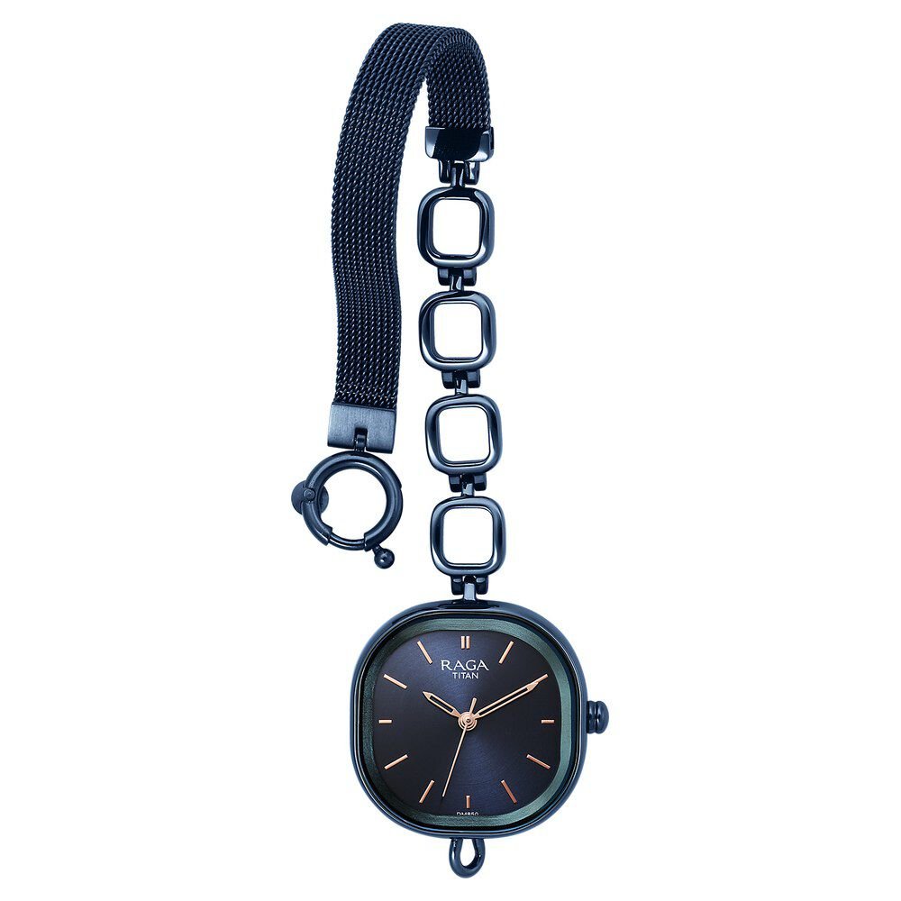 Titan Raga Delight Blue Dial Analog Metal Strap Watch for Women - The Watch Factory ®
