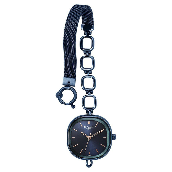 Titan Raga Delight Blue Dial Analog Metal Strap Watch for Women - The Watch Factory ®