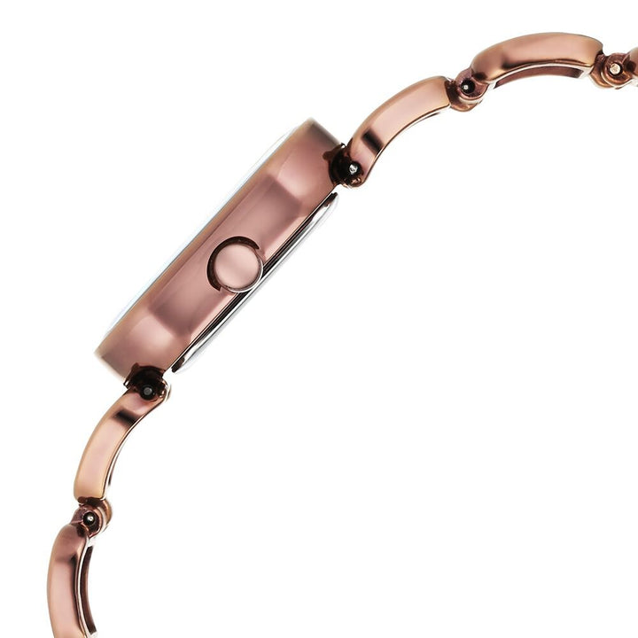 Titan Raga Ascend Quartz Analog Brown Dial With Brown Color Metal Strap Watch For Women 2697QM02