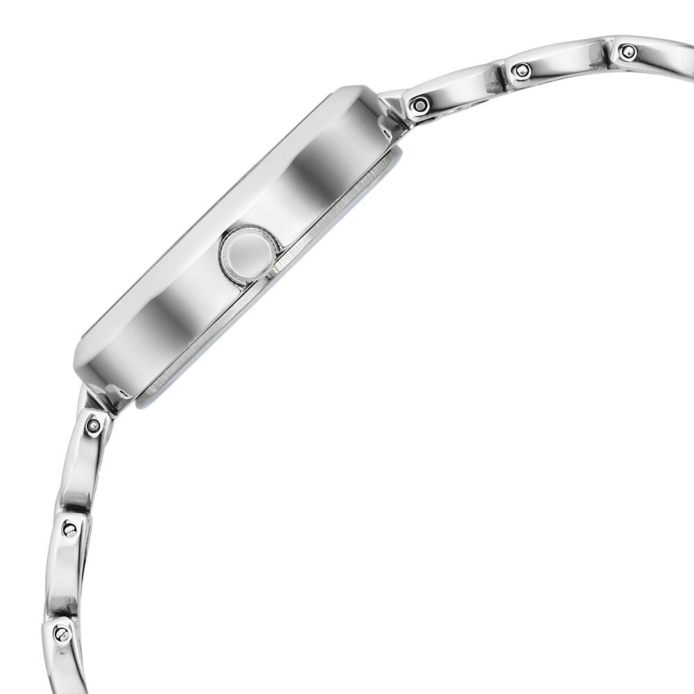 Titan Karishma White Dial Analog Metal Strap Watch for Women NS2701SM01