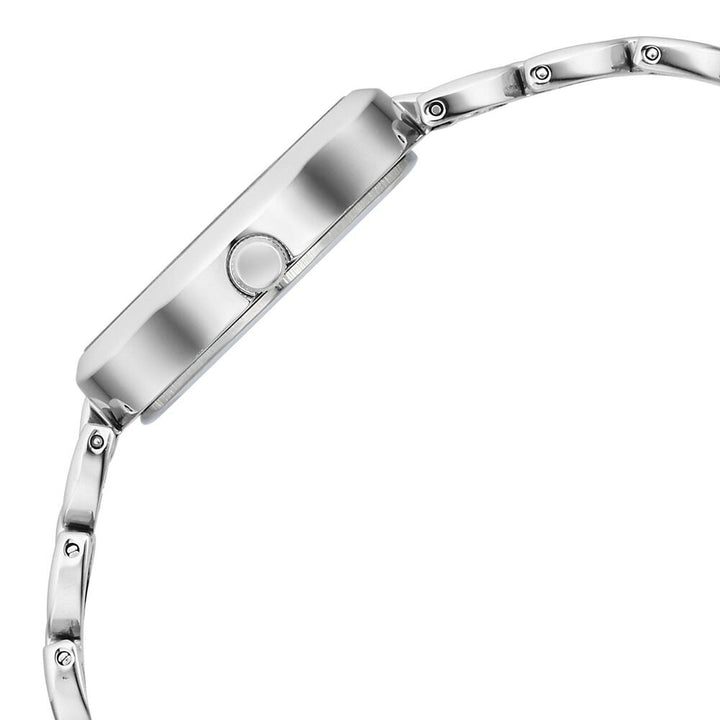 Titan Karishma White Dial Analog Metal Strap Watch for Women NS2701SM01