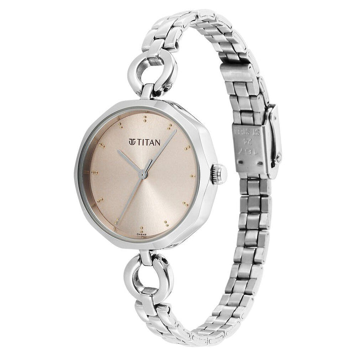Titan Karishma Silver Dial Watch for Women NS2702SM01
