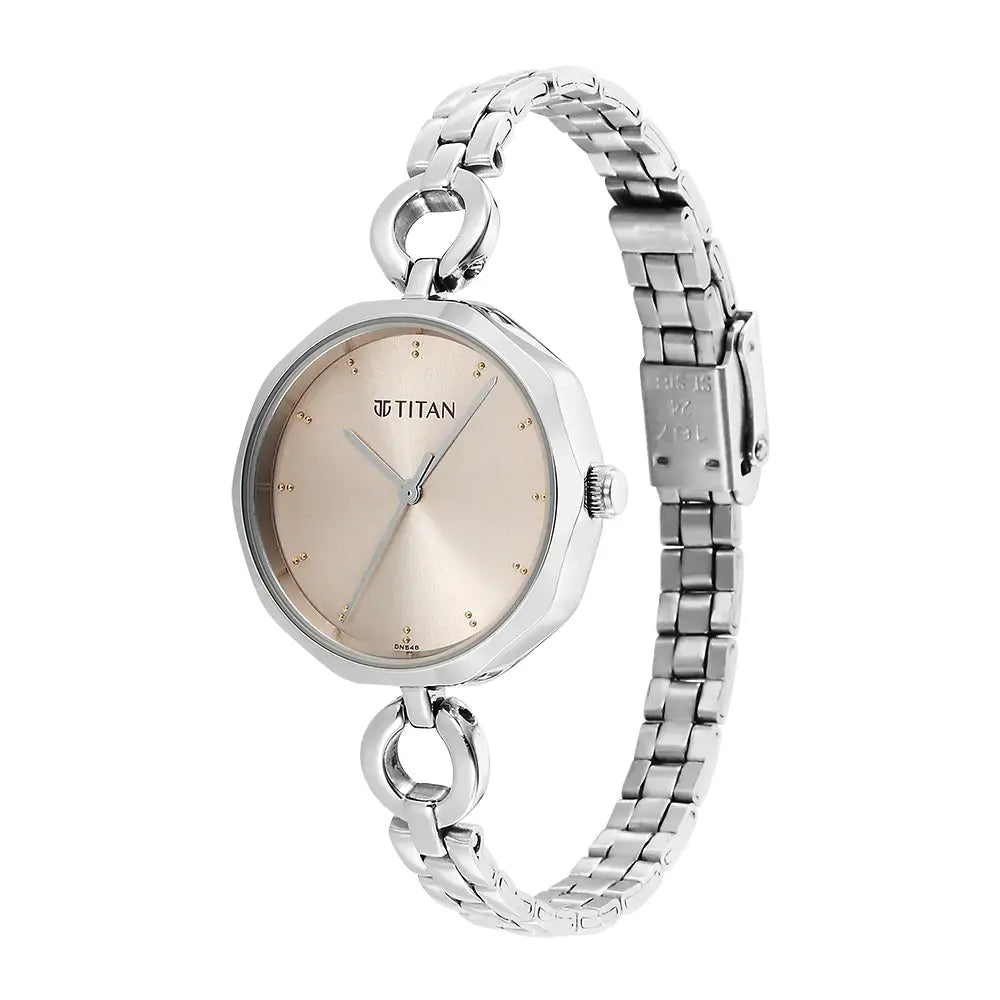 Titan Karishma Silver Dial Watch 2702SM01