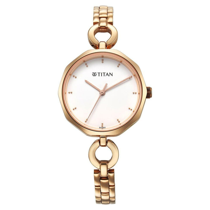 Titan Karishma White Dial Watch for Women NS2702WM01