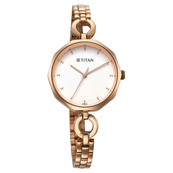 Titan Karishma White Dial Watch for Women NS2702WM01