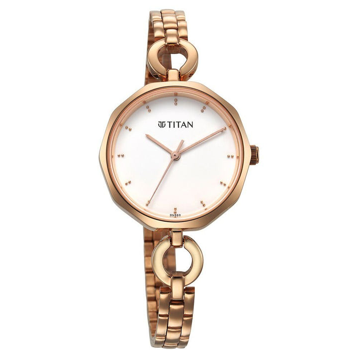 Titan Karishma White Dial Watch for Women - The Watch Factory ®
