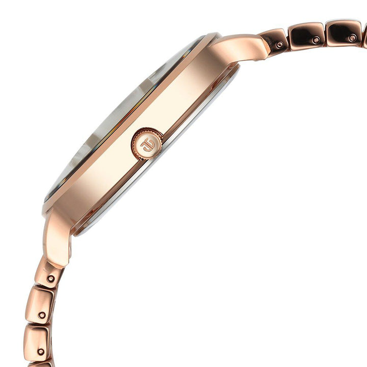 Titan Secluded Quartz Analog Blue Dial Metal Strap Watch For Women 2709WM01