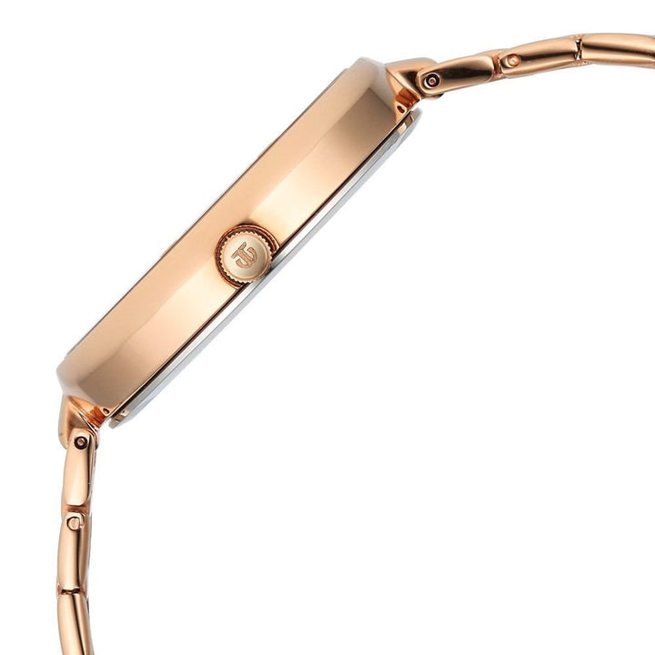 Titan Purple Stackables Quartz Analog Two Toned Dial Stainless Steel Strap Watch for Women - The Watch Factory ®