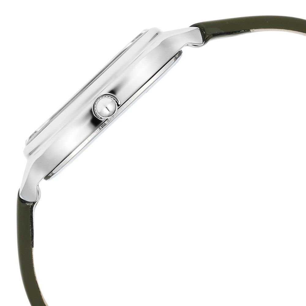 Titan Workwear Quartz Analog White Dial Green Leather Strap Watch For Women - The Watch Factory ®