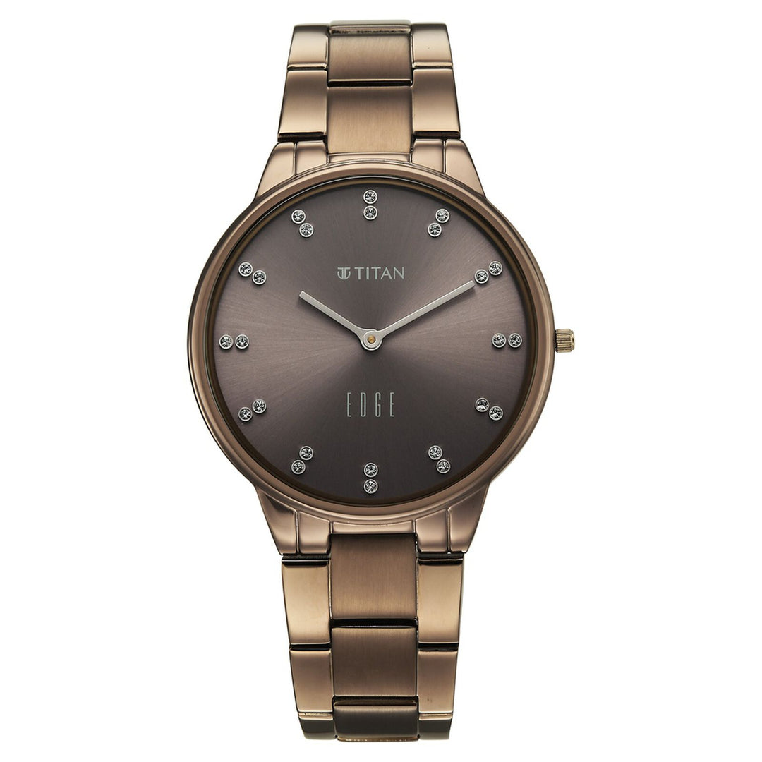 Titan Velora 2734QM05 Brown Dial Women&