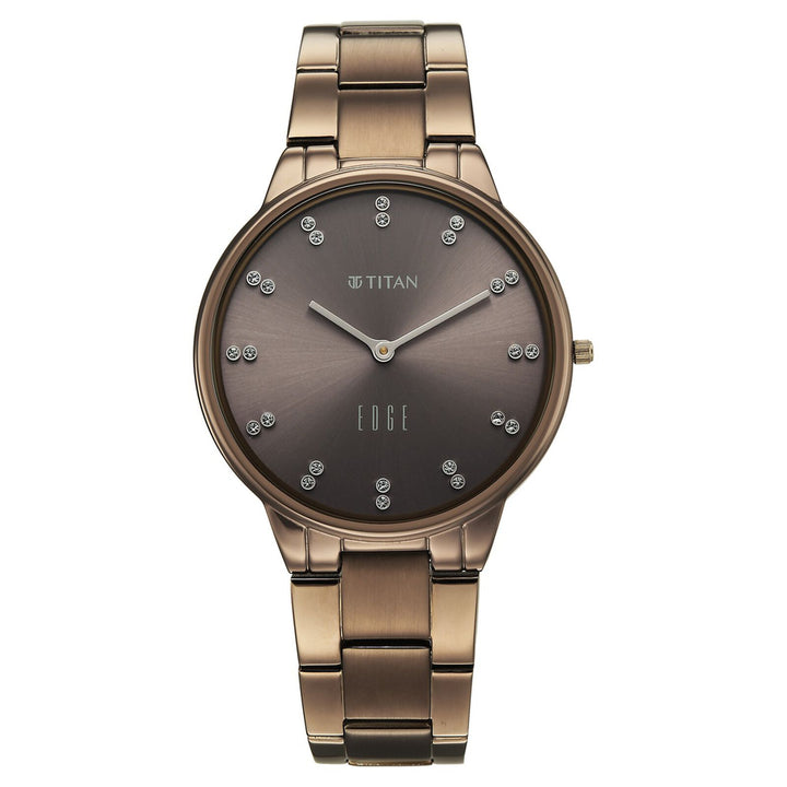 Titan Velora 2734QM05 Brown Dial Women&