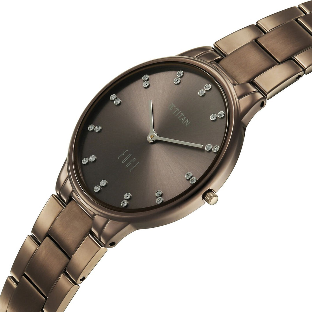 Titan Velora 2734QM05 Brown Dial Women&