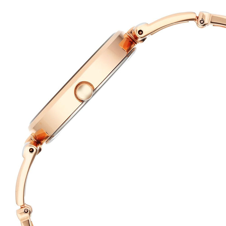 Titan Raga Ascend Quartz Analog Mother Of Pearl Dial With Two Toned Color Metal Strap Watch For Women 2747KM01