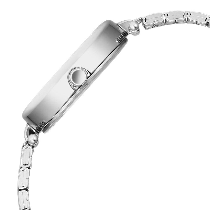 Titan Karishma Quartz Analog Beige Dial Silver Stainless Steel Strap Watch For Women 2758SM01