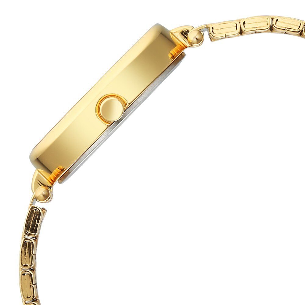 Titan Karishma Quartz Analog Silver Dial Golden Stainless Steel Strap Watch For Women - The Watch Factory ®