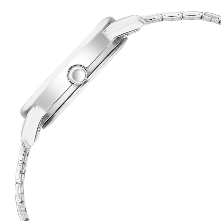 Titan Karishma Quartz Analog Blue Dial Silver Stainless Steel Strap Watch For Women 2760SM02