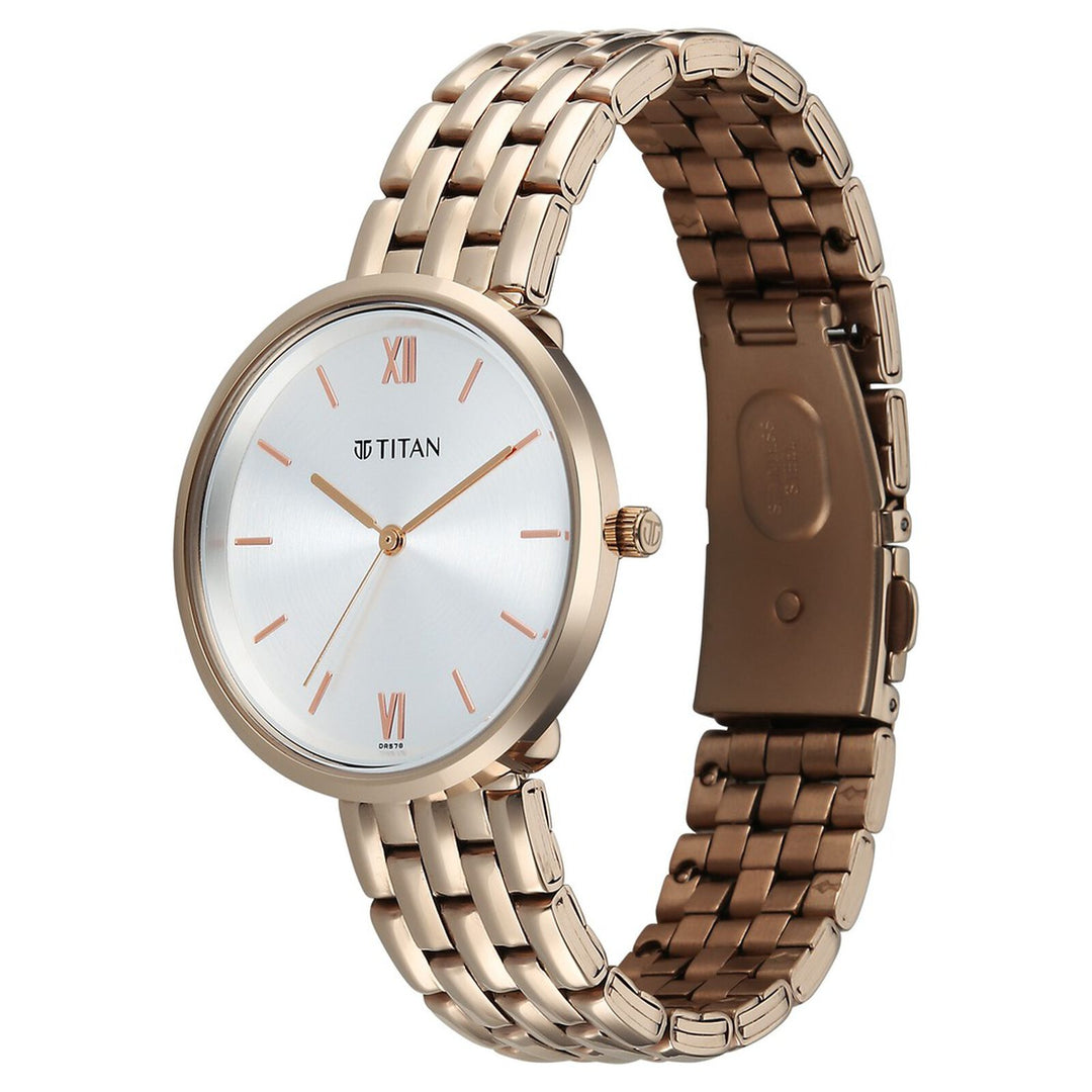 Titan Neo 2784WM02 White Dial Women&