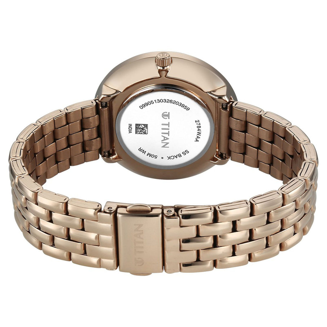 Titan Neo 2784WM02 White Dial Women&