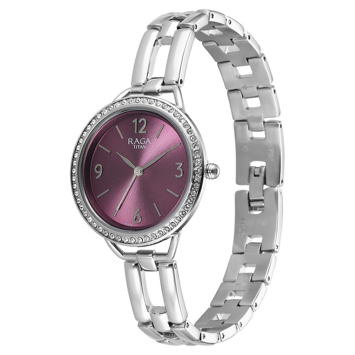Titan Raga DEC Blaze 2791SM01 Purple Dial Women&