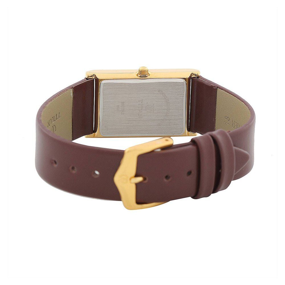 Titan Quartz Analog Champagne Dial Watch for Men-NC291YL02