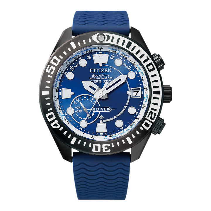 CITIZEN ECO-DRIVE GENTS WATCH BLUE DIAL - CC5006-06L