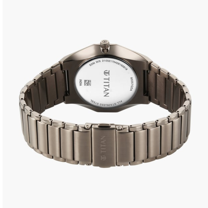 Titan Classique Slim Wear 90257QM03 Champagne Dial Men&
