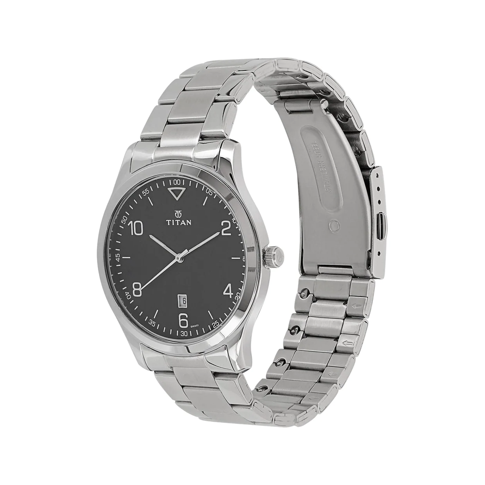 Titan Neo Analog Black Dial Men's Watch-NM1770SM02