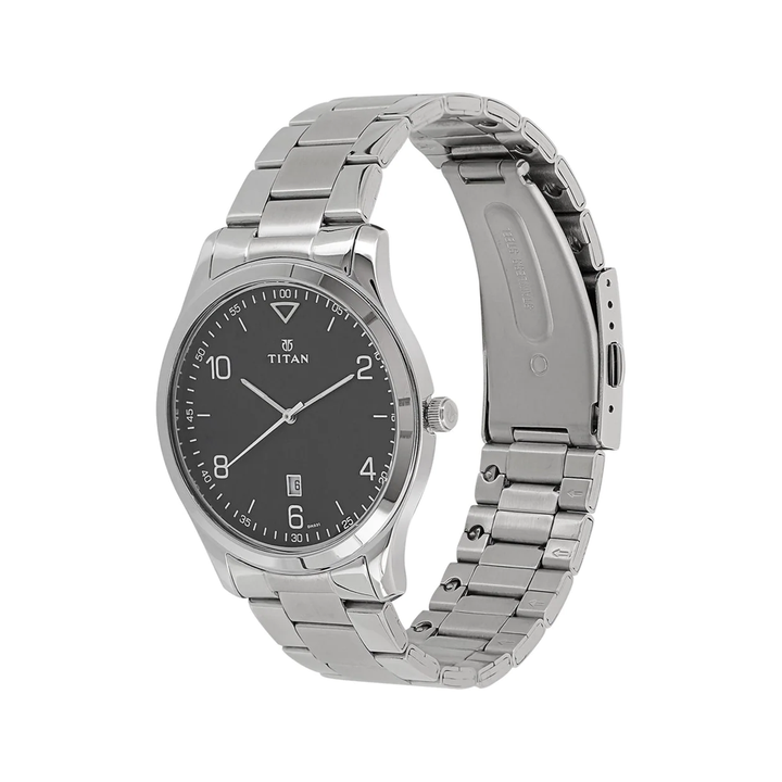 Titan Neo Analog Black Dial Men's Watch-NM1770SM02