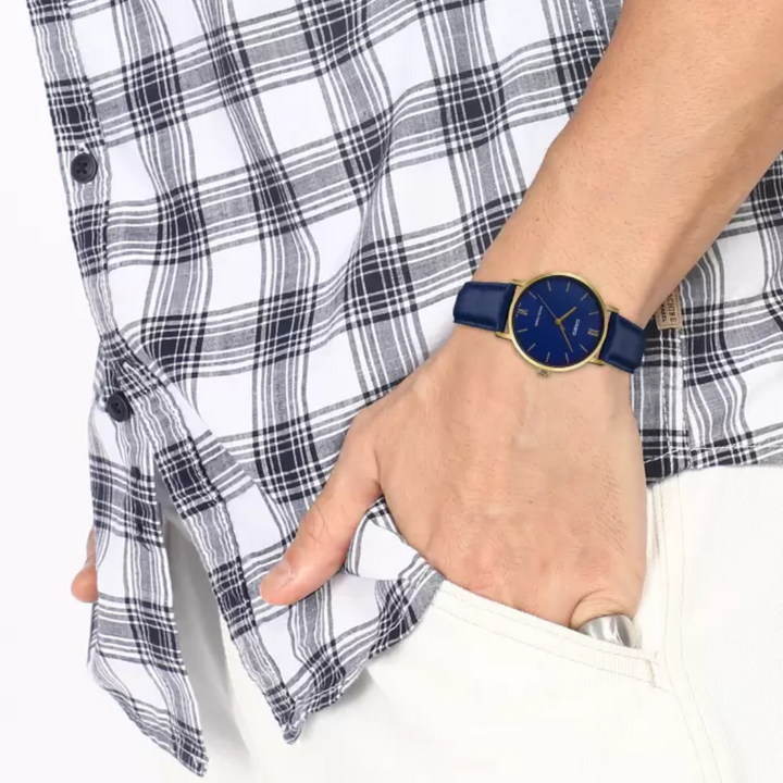 Casio A1781 Enticer Men Slim Case(MTP-VT01GL-2BUDF) Analog Watch-For Men