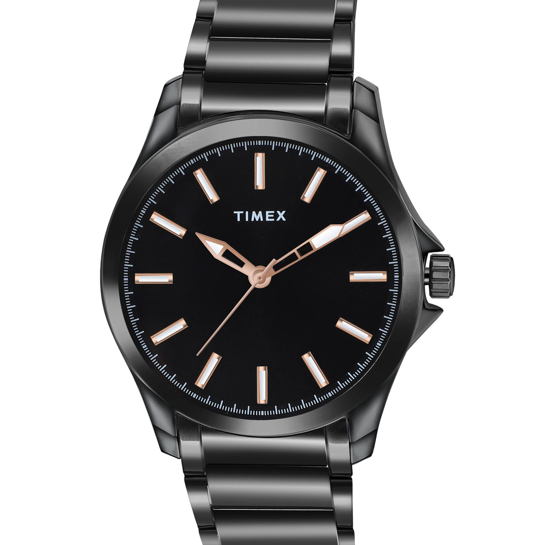 TIMEX Men Black Round Dial Analog Watch - TWTG58SMU04