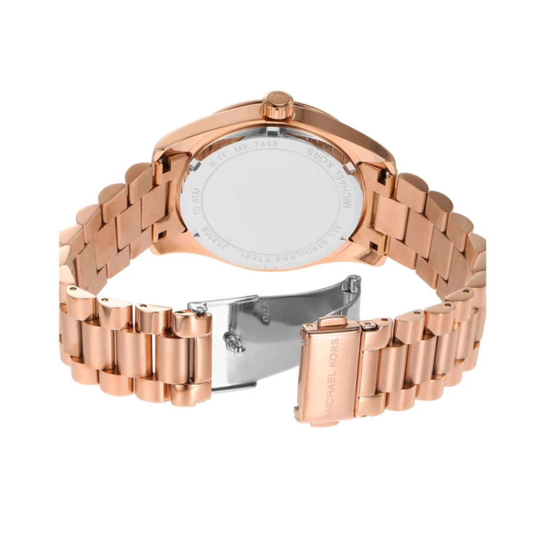 Michael Kors Lexington Analog Watch for Women With Bracelet & Earrings MK1088SET