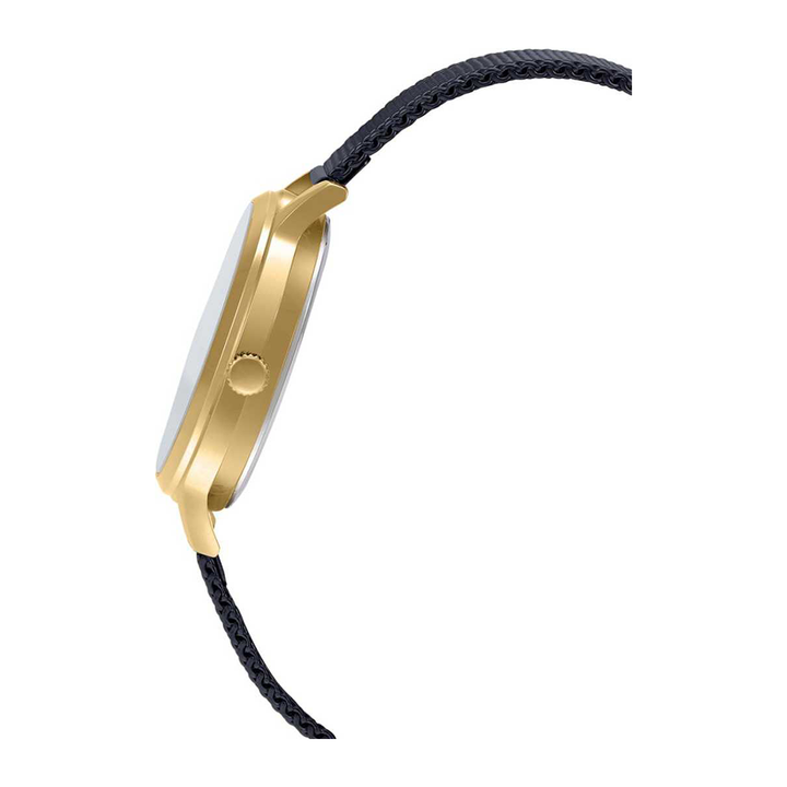 Casio Womens Enticer Black Dial Mesh Band Analogue Watch - A1790