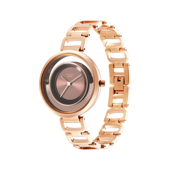 Titan 95162KM01 Purple Unending Beauty Analog Watch For Women