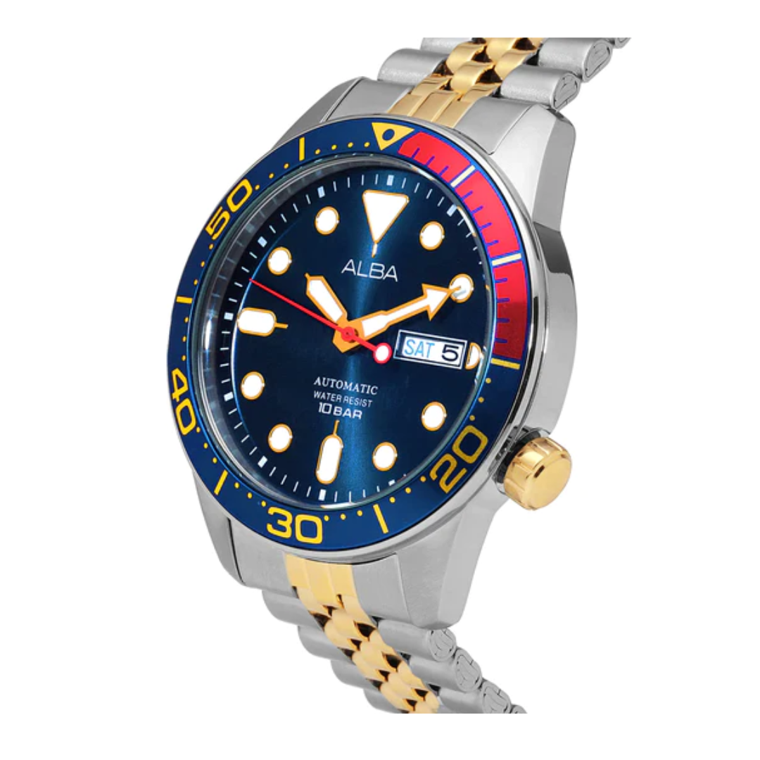 ALBA Blue Dial Mechanical AL4185X1