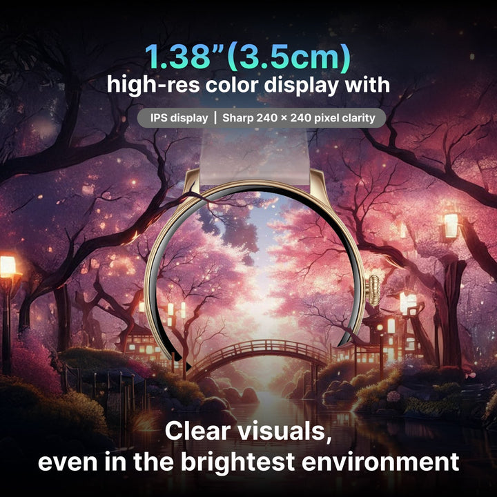 Timex iConnect Pro 1.38"(3.50 cm) Display with Functional Crown and BT Calling Smartwatch For Unisex - TWIXW1201T