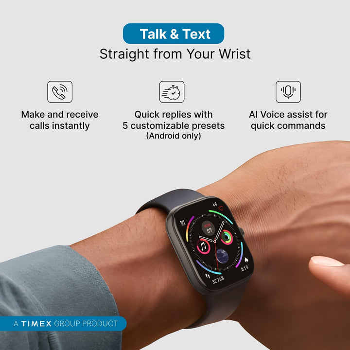 Timex IConnect Arc 2.01"(5.1 Cm) Display With BT Calling Smartwatch For Unisex - TWIXW1400T