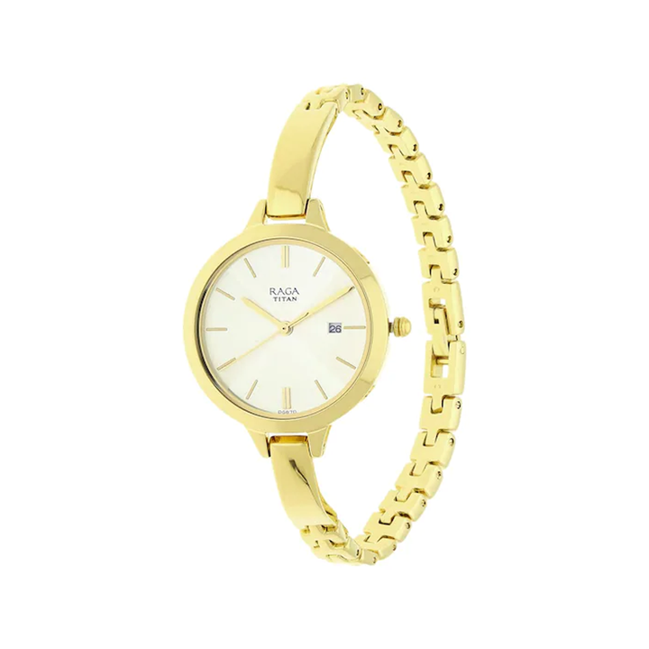 Titan Raga Viva Analog Beige Dial Women's Watch 2578YM01