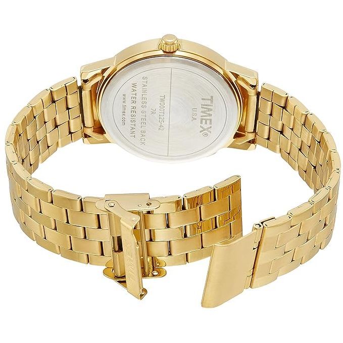 Timex Stainless Steel Analog Black Dial Men's Watch-Tw000T127