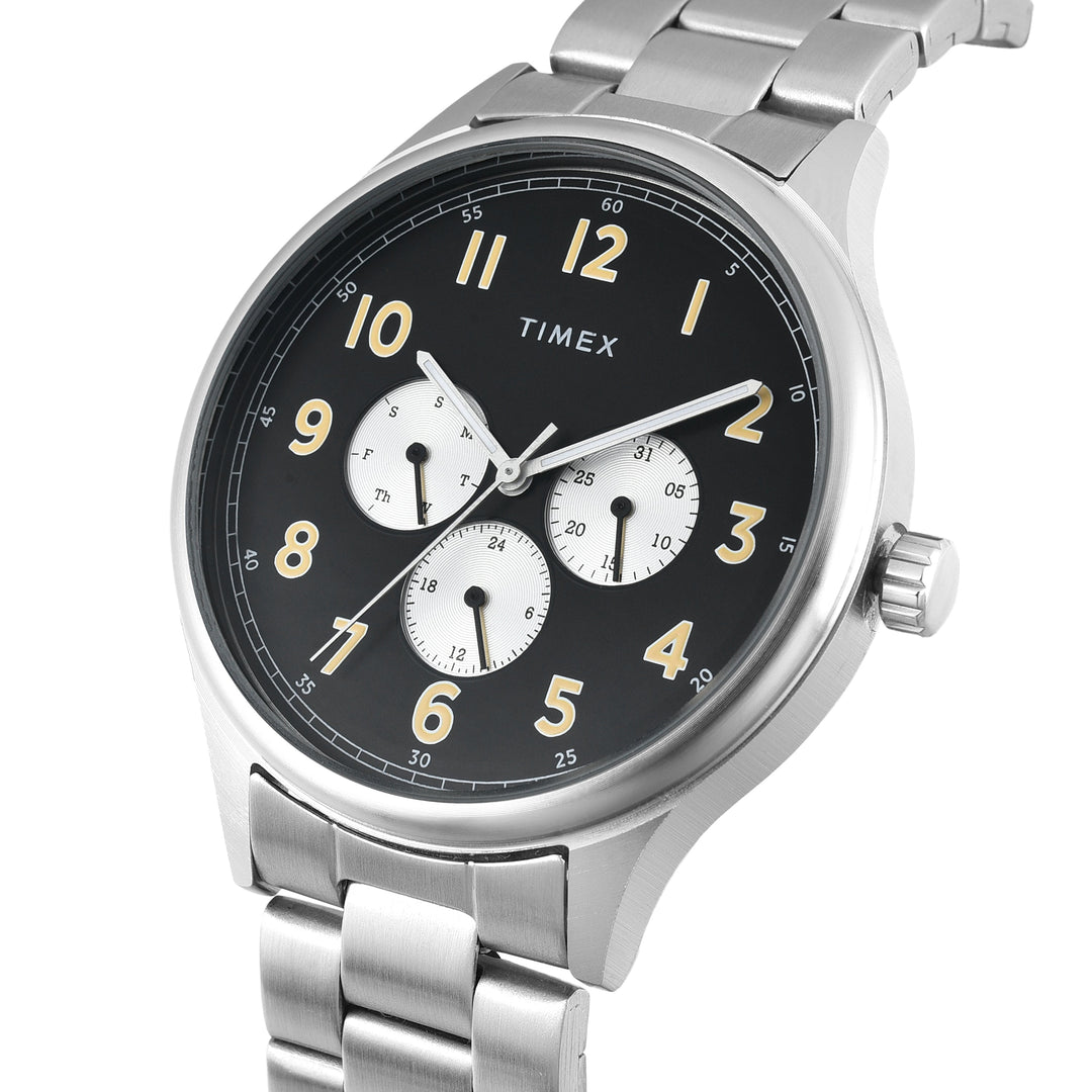 TIMEX Men Black Round Dial Analog Watch - TWEG184SMU21